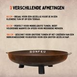 BonFeu BonBowl Plus CortenStaal 80 cm