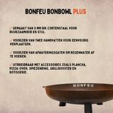 BonFeu BonBowl Plus CortenStaal 80 cm