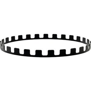 BonFeu Ring voor Spiezen - Staal - Zwart - BonFeu Accessoires BonBiza - Spiezen BBQ- 41 x 41 x 2 cm