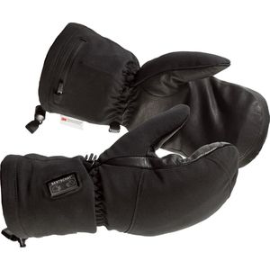 Verwarmde Wanten - Dual Heating | Verwarmde Handschoenen | 3.000 mAh | M | Zwart | USB