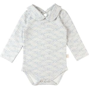 Yumi Baby - Romper - Meisjes - Lange Mouwen - Peter Pan-kraag - All Over Print