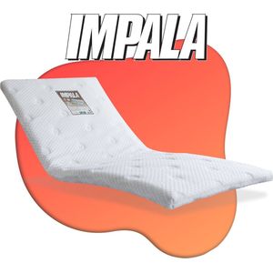 Impala Latex Topper 180 x 210 - Zuiver natuurrubber - Medium Hardheid - Tencel Tijkstof - 7 CM Dik - Luxe MatrasTopper