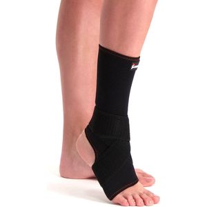 Gladiator Sports Premium Enkelbrace - Enkelsteun - Enkel Bandage - Comfort Fit - Zwart - S