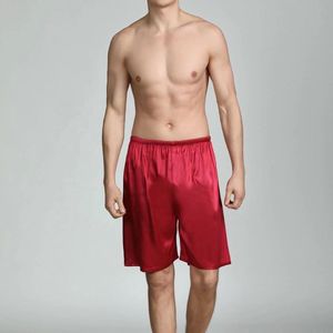 Luxe satijnen boxershort heren - comfortabel, zacht satijn - rood - maat XXXXXL