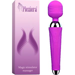 Pleziera - Magic Stimulator Massager - Roze Draadloze Vibrator - 16 verschillende trillingen - Spatwaterdicht & Stil