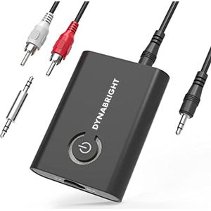 DynaBright Bluetooth Transmitter & Receiver 2 in 1 – Bluetooth 5.0 - 3.5MM - Bluetooth Zender - Bluetooth Receiver