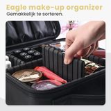 Eagle - Make-up Organizer - Verstelbare Vakken - Reisformaat - Multifunctioneel