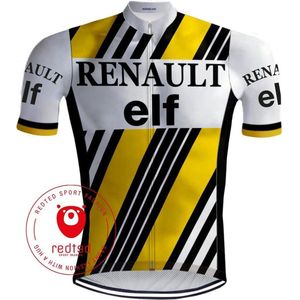 Retro Wielershirt Renault Elf geel - REDTED