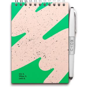 MOYU Uitwisbaar Schrijfblok A6 - Flashy Moss - Hardcover