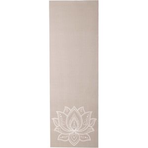 Yogamat sticky extra dik lotus taupe - Lotus | 6 mm | fitnessmat | sportmat | pilates mat
