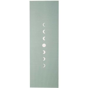 Yogamat sticky extra dik moon asgroen - Lotus | 6 mm | fitnessmat | sportmat | pilates mat