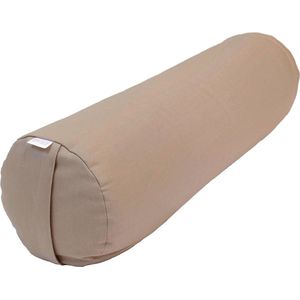 Yoga bolster beige rond - Pure