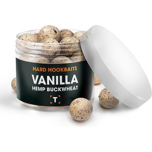 Hennep Boekweit Vanilla Hard Hookbaits | Aas | Karpervissen | Partikels | Karper Aas | Karper Vissen | Karper Voer | Karper