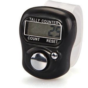 Digitale Handteller / Personenteller - Tally Counter - Teller - Tasbih - Tasbeeh - Zwart