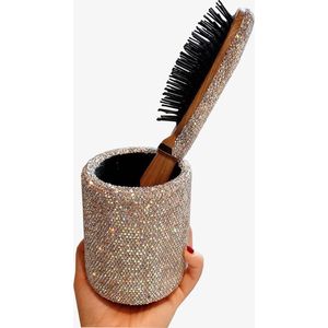 Kwastenhouder Lily | Kwastenhouder | Glitters | Kwasten houder | Kwasten opbergen | Houder voor make-up kwasten | Kwasten organizer  | Brushes holder | Beautybox | Cosmetica organizer | Pennenbakje | Houder