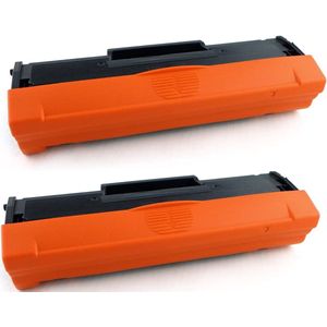 Inktdag huismerk Samsung MLT-D111S zwart (2 stuks) tonercartridge, mlt d111s, mltd111s toner geschikt voor de volgende printers: Samsung Xpress M2020 , M2020 W , M2021 , M2021 W , M2022 , M2022 W , M2026 W