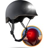 R2B Fietshelm voor volwassenen met LED-verlichting - Fiets helm voor dames en heren - Zie Maattabel