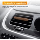 R2B - Autoparfum - Grijs - Walnoothout - Incl. Set van 2 Geuren - Hervulbaar