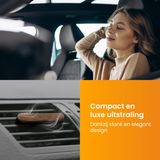 R2B - Autoparfum - Grijs - Walnoothout - Incl. Set van 2 Geuren - Hervulbaar