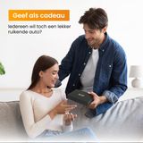 R2B - Autoparfum - Grijs - Walnoothout - Incl. Set van 2 Geuren - Hervulbaar