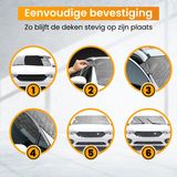 R2B - Antivries Deken - Zwart - Multifunctioneel - Voorruit Bescherming