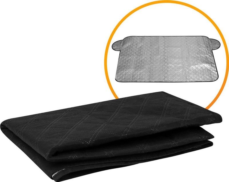 R2B - Antivries Deken - Zwart - Multifunctioneel - Voorruit Bescherming