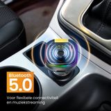 R2B® Bluetooth FM Transmitter Auto - Autolader - Carkit - Receiver - Met USB C en USB A & Micro SD Poort - Autoaccessoires