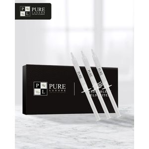 Pure Luxure 3x navulling Tanden Bleekgel spuiten ZONDER peroxide - teeth whitening - witte tanden - tandenblekers - Black Friday