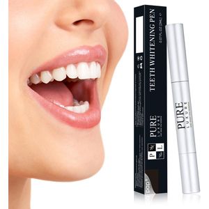Pure Luxure Teeth Whitening Pen - tanden bleken - tandenbleek pen - tandenblekers - witte tanden - zonder peroxide - black Friday