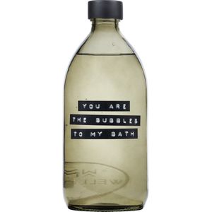 Wellmark - Badzeep - Zwart Glas - Zwarte Dop - Dark Amber - 500ml