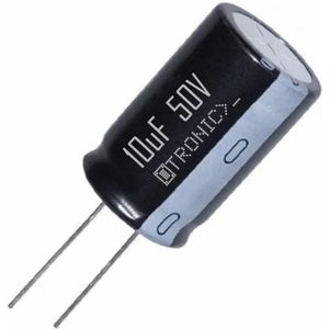 OTRONIC® 10x Condensator 10uF 50v Elektrolytisch (ELCO) zwart