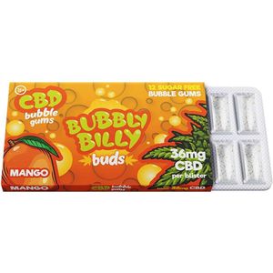 5 x Bubbly Billy Buds Mango Flavoured Chewing Gum (36mg CBD)