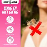 Super Ninja - Muggenspray - DEET-vrij - Effectieve Bescherming Tegen Muggen