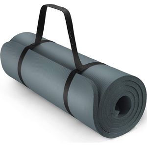 Sens Design Fitnessmat - Yogamat - 185 x 60 cm - 1.5cm dik - BluePetrol