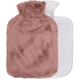 Kruik met Hoes - Warmwaterkruik - Waterkruik - 2 liter - Roze