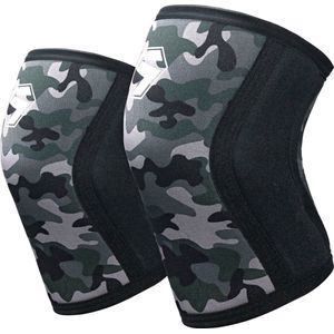 2 Stuks Premium Knee Sleeves -Knie Brace - Kniebandage - Knee Sleeves - Fitness - Crossfit – Knieband - Braces – 7 mm - Maat M