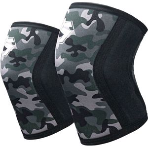 2 Stuks Premium Knee Sleeves -Knie Brace - Kniebandage - Knee Sleeves - Fitness - Crossfit – Knieband - Braces – 7 mm - Maat XL