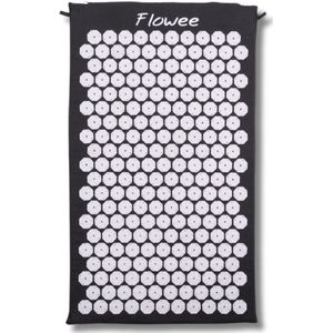 Flowee - Spijkermat - Grijs met Wit - 77x45 cm - Acupressuur Mat - Spijkerbed