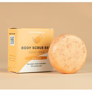 ShampooBars Body Scrub Bar Mango & Papaja 60gr