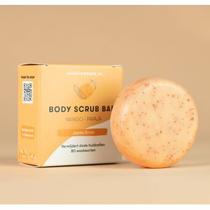 Shampoobars Body Scrub Bar 60g Mango - Papaja