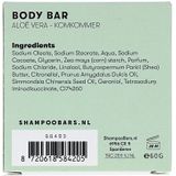Body Bar Aloë Vera – Komkommer | Handgemaakt in Nederland | 80 wasbeurten | Plasticvrij | Dierproefvrij | Vegan | 100% biologisch afbreekbare verpakking