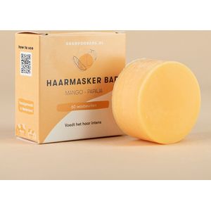 Shampoo bars haarmasker zeep mango & papaja  45GR