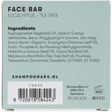 Face Bar Eucalyptus - Tea Tree | Handgemaakt in Nederland | Crueltyfree | 100% biologisch afbreekbare verpakking