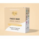 Face Bar Jasmijn - Kamille | Handgemaakt in Nederland | 100% biologisch afbreekbare verpakking
