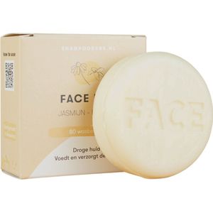 Face Bar Jasmijn - Kamille | Handgemaakt in Nederland | 100% biologisch afbreekbare verpakking