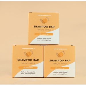 Shampoo Bar - Mango Papaja - Natuurlijke Ingrediënten