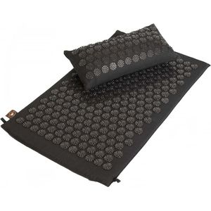 Set spijkermat en spijkerkussen zwart - Lotus