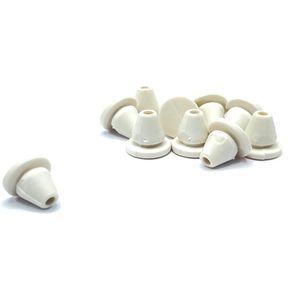 Kozijnbuffer - WIT - 3,5mm berkvens - Deurbuffer - Stootdoppen - klapdeur - Equantu® - 10 stuks