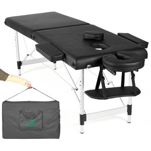 Vivid Green Massagetafel - Inklapbaar - Max Draagvermogen 230 KG - 8 Hoogtestanden - Behandelbank - Behandeltafel - Bed - Incl. Opbergtas