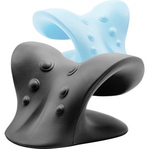Vivid Green Nekstretcher- Massage kussen - Voor rug- en nekklachten - Zwart